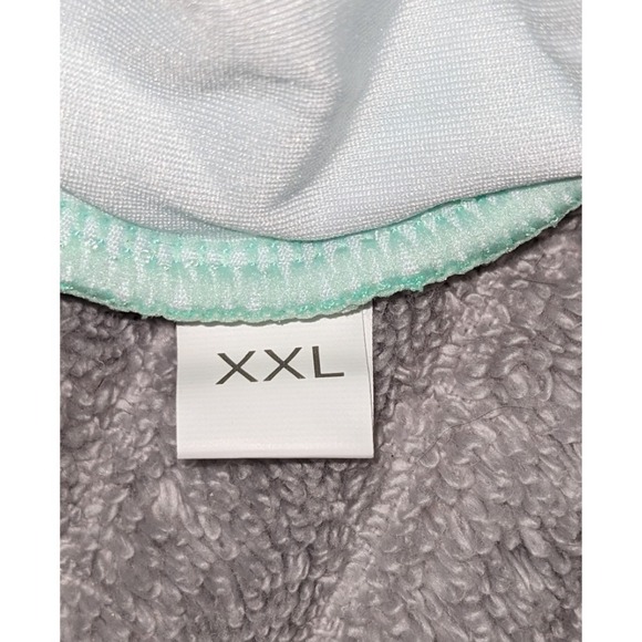 One Shoulder Cutout Swimsuit Green Textured One-Piece Bathing Suit XXL NWOT - Picture 6 of 9